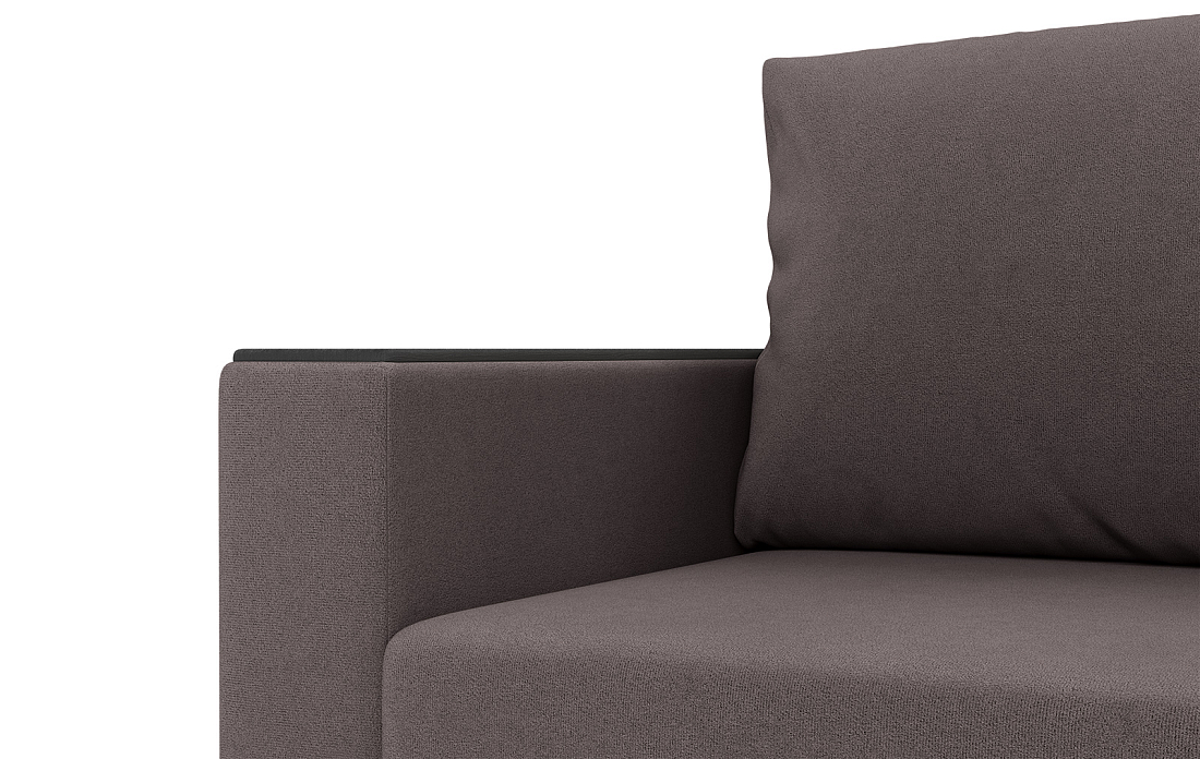 Гермес / Диван - кровать 3-х мест велюр parma 14 коричневый